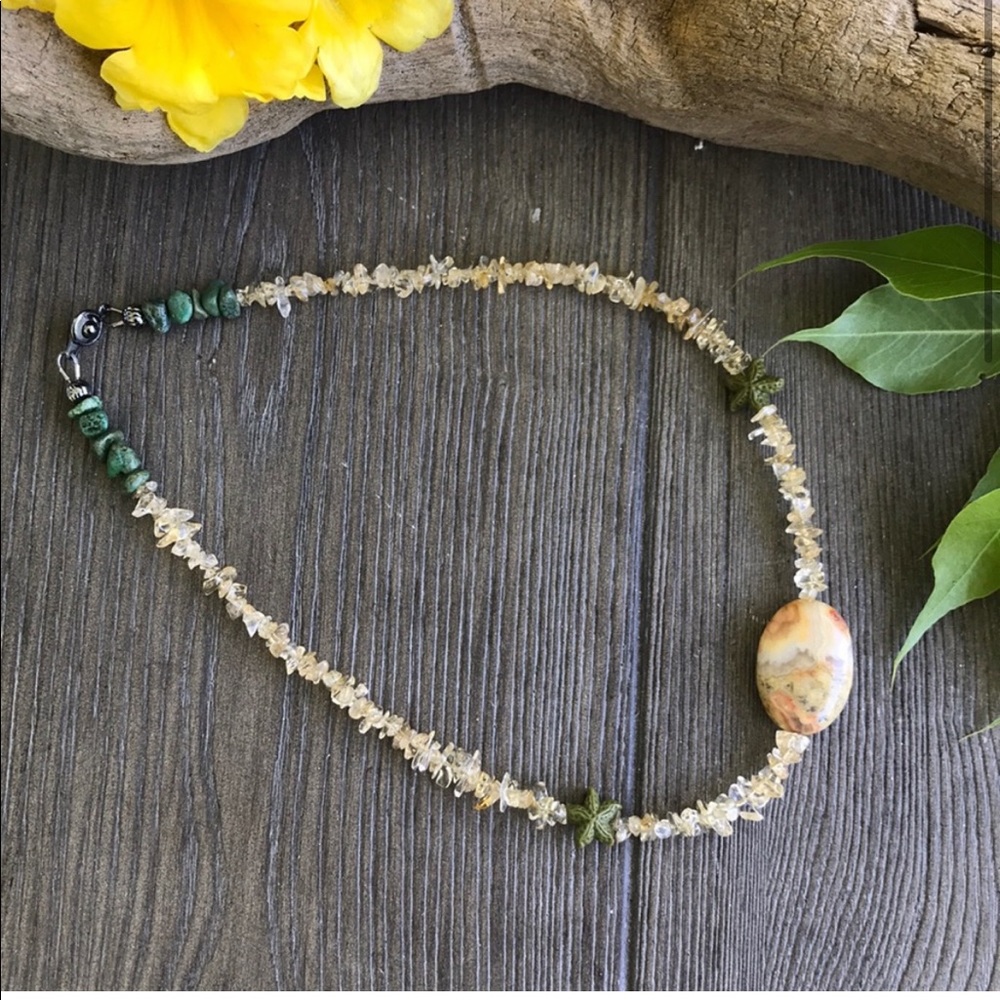 🌿Beautiful Handmade Citrine Necklace🌿 - Picture 3 of 7